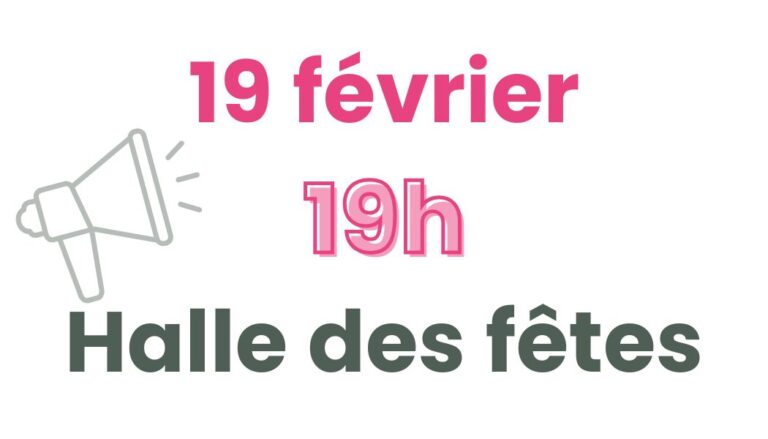 Réunion de présentation du programme