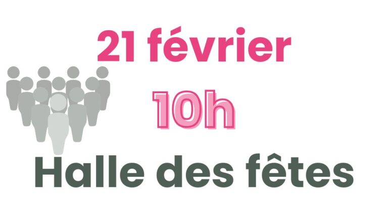 Réunion de présentation de la liste